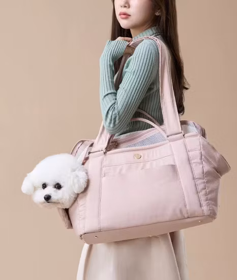 Carrinho dobrável rápido para cães de estimação, à prova de choque com 2 rodas giratórias dianteiras, freio traseiro, suporte para sacos de armazenamento de copos wbb16677